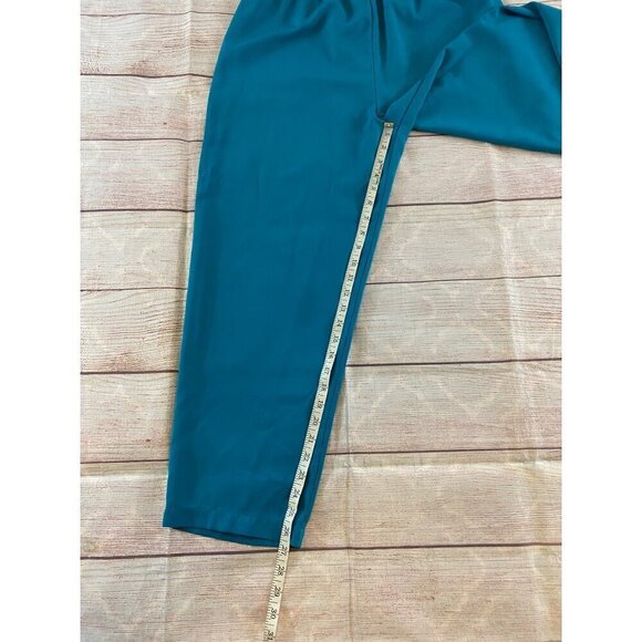 Vintage Victoria Secret GOLD LABEL Turquoise Pajama Bottoms - Small - Picture 4 of 11
